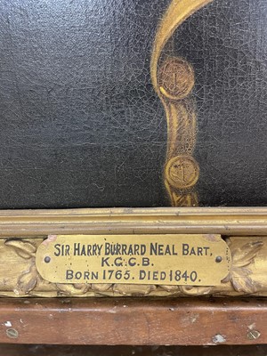 Lot 1212 - Regency portrait of Sir Harry Burrard Neal, relating to portrait by Mather Brown, either by the artist or after the engraving made by Charles Turner