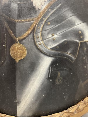 Lot 1053 - After Van Dyke, 19th century oval oil on canvas - portrait of Charles I, 102cm x 84cm, in good period gilt frame