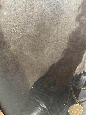 Lot 1053 - After Van Dyke, 19th century oval oil on canvas - portrait of Charles I, 102cm x 84cm, in good period gilt frame