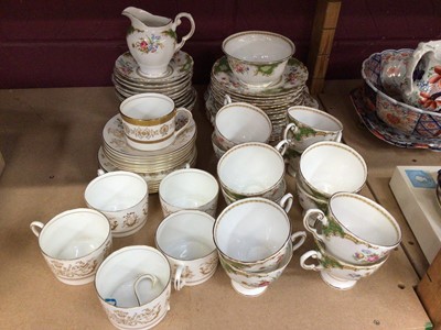 Lot 719 - Tuscan Windsor tea ware, Coalport tea ware, Imari and trios