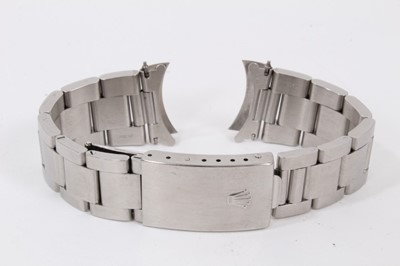 Lot 571 - Rolex Oyster stainless steel bracelet, 78360, 558B. Purchased new by the vendor in April 2006