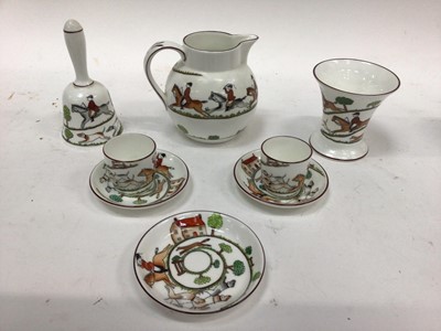 Lot 1106 - Quantity of hunting scene china