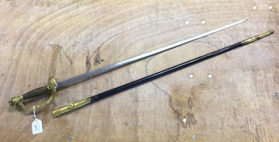 Lot 872 - Good quality Victorian Court sword