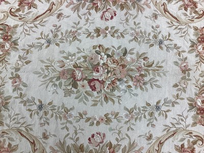 Lot 1471 - Aubusson style tapestry carpet