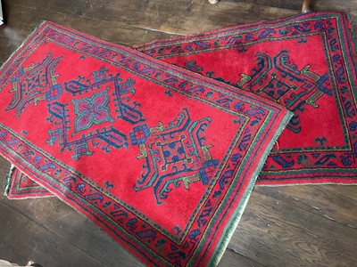 Lot 1478 - Pair of woolen rugs