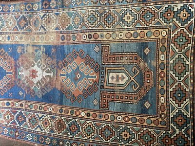 Lot 1482 - Eastern rug, 190 x 92cm, together with four others