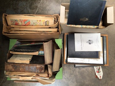 Lot 175 - Large quantity of ephemera, including magazines, pamphlets, Arts Review, books and photographs