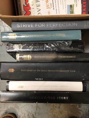 Lot 178 - Group of Bentley and Rolls Royce books, together with Motor magazines and other books