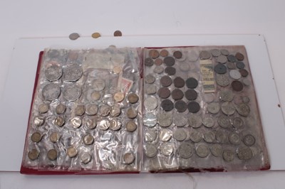 Lot 429 - World - Mixed coinage and bank notes to include G.B. pre 1947 silver (N.B. Estimated face value £5.20) and other issues
