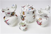 Lot 379 - Regency Coalport toilet ware with finely...