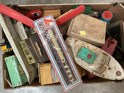 Lot 183 - Box of vintage toys