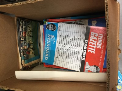 Lot 449 - One box of mainly 1970's and 80's Colchester United football programmes