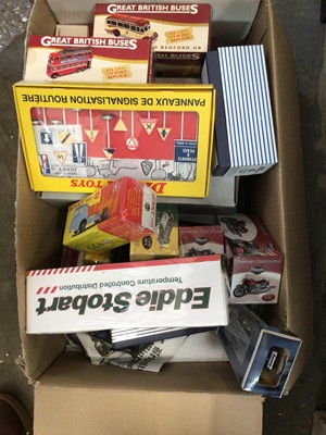 Lot 190 - Box of Dinky, Eddie Stobart and other mixed models