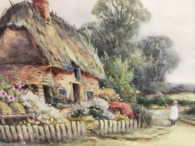 Lot 197 - Alexander Molyneux Stannard (1878-1975), watercolour, A Cornish Homestead, signed, 24cm x 34cm, in glazed frame