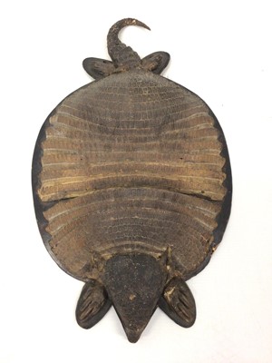 Lot 916 - Armadillo wall pocket, 44cm x 26.5cm