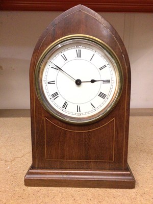 Lot 352 - Edwardian arched mantel clock