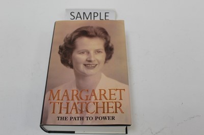 Lot 1403 - Two signed Margaret Thatcher books The Path to Power 1993 and The Downing Street Years 1995 both hardbacks.