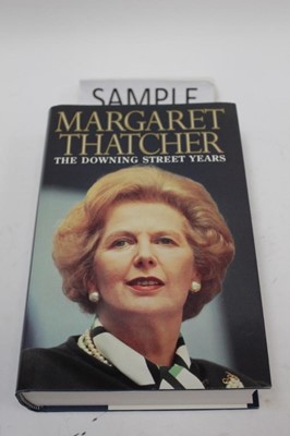 Lot 1403 - Two signed Margaret Thatcher books The Path to Power 1993 and The Downing Street Years 1995 both hardbacks.