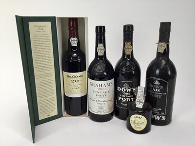 Lot 94 - Port - five bottles, Dow's 1985, Graham's 1983 and three others