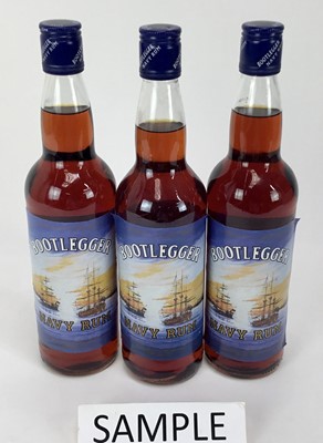 Lot 62 - Rum - six bottles, Bootlegger Navy Rum, 37.5%, 70cl