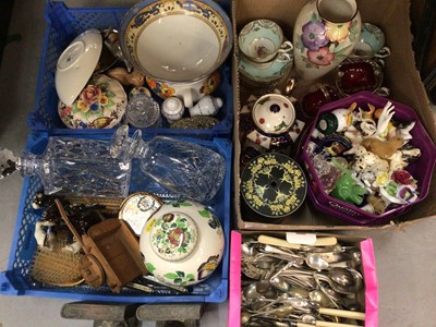 Lot 475 - Collection of ceramics to include Carlton Ware, decanters and other items