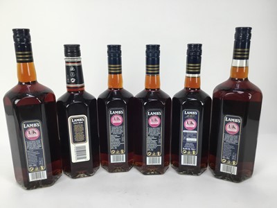 Lot 66 - Rum - six bottles, Lamb's Genuine Navy Rum, 40%, two bottles 1 litre each, the other four 70cl