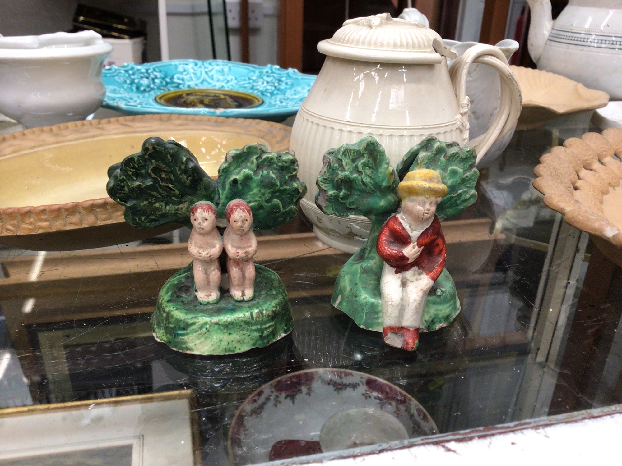 Lot 269 - Group of mostly 19th century ceramics,