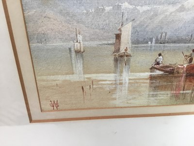 Lot 221 - Sophy S Warren pair of watercolour- landscapes, signed with monogram