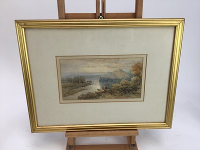 Lot 221 - Sophy S Warren pair of watercolour- landscapes, signed with monogram