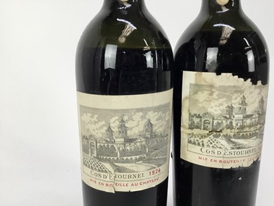 Lot 45 - Wine - two bottles, Cos d'Estournel 1924