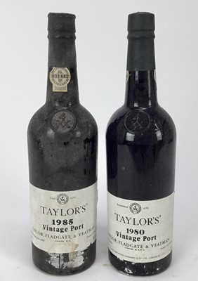 Lot 50 - Port - two bottles, Taylor's 1980 and 1985