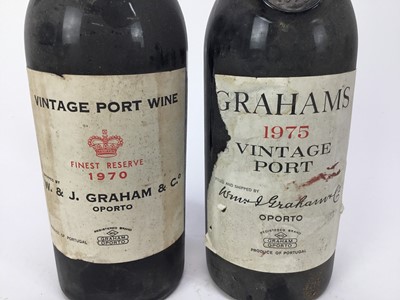 Lot 47 - Port - two bottles, Grahams 1970 and 1975