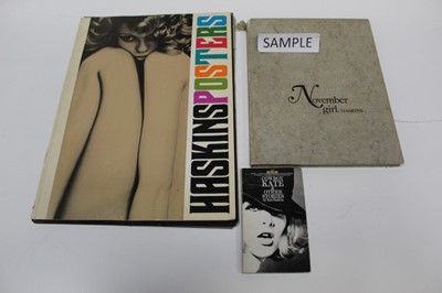 Lot 1404 - Sam Haskins folio of posters, Cowboy Kate & Other Stories and hardback November Girl