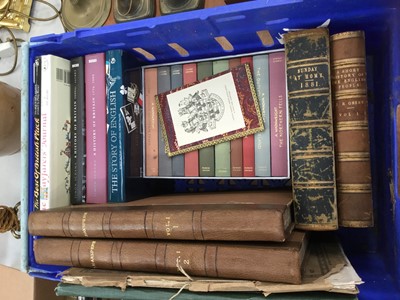 Lot 501 - Four boxes of various books to include Museum volumes and others