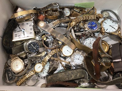 Lot 964 - Group of various wristwatches and watch parts