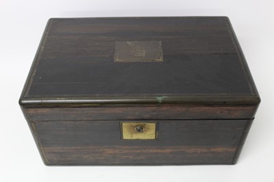 Lot 753 - Victorian coromandel writing slope