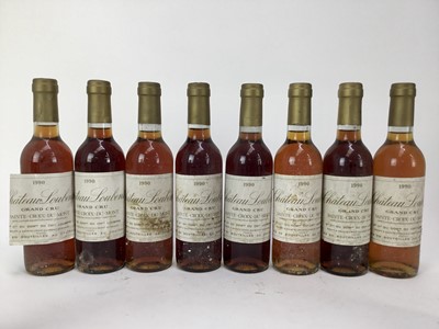 Lot 100 - Wine - twelve half bottles, Chateau Loubens Grand Cru 1990