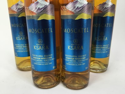 Lot 108 - Wine - six bottles, Moscatel Chateau Ksara, 14.5%, 500ml