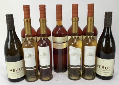 Lot 109 - Wine - eleven bottles, Moscatel De Setubal, 17.5%, 75cl (6), Chilean late harvest Sauvignon Blanc (4) and Verus vineyards ate harvest (2)