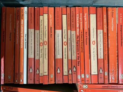 Lot 556 - Seventy-two vintage Penguin paperbacks