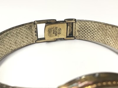 Lot 24 - Omega De Ville quartz silver gilt wristwatch