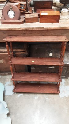 Lot 1332 - Two hanging shelves