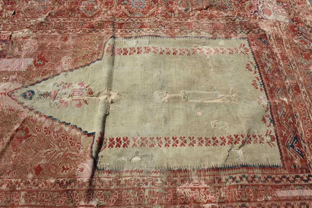 Lot 1486 - Antique prayer rug