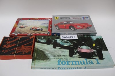 Lot 1820 - Large collection of automobilia related toys and games including Waddington’s Formula 1