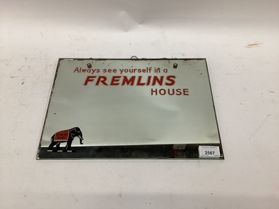 Lot 2567 - Fremlins Beer advertising mirror