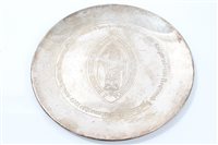 Lot 433 - Contemporary Irish Silverer dish of circular...