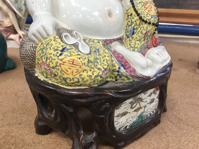 Lot 132 - Chinese porcelain figure of Buddha