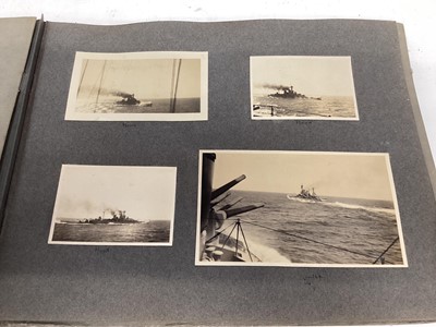 Lot 1413 - Group of six photograph albums mainly 1940s-50s period. Naval world tours with identification of places and activities including aircraft catapult in action, King Alexander onboard "Dubrovnik", Q...