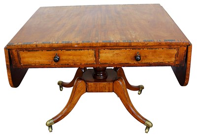 Lot 1386 - Regency mahogany and coromandel sofa table