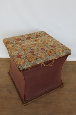 Lot 1398 - Victorian upholstered ottoman